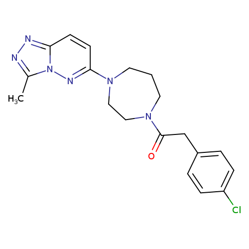 2-(4-chlorophenyl)-1-(4-{3-methyl-[1,2,4]triazolo[4,3-b]pyridazin-6-yl}-1,4-diazepan-1-yl)ethan-1-one