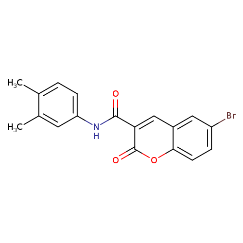 6-bromo-N-(3,4-dimethylphenyl)-2-oxo-2H-chromene-3-carboxamide