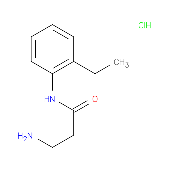N~1~-(2-ethylphenyl)-beta-alaninamide hydrochloride
