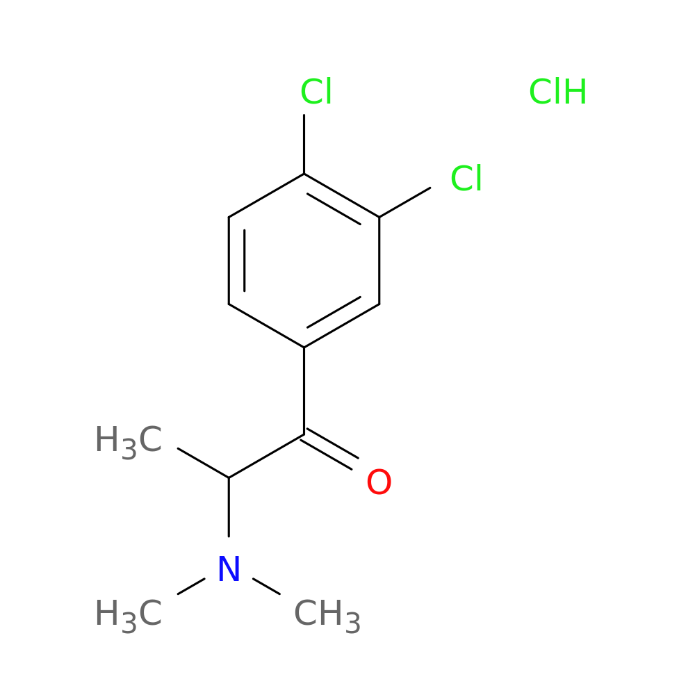 1-(3,4-dichlorophenyl)-2-(dimethylamino)propan-1-one,monohydrochloride