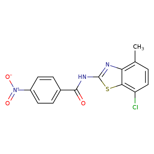 N-(7-chloro-4-methyl-1,3-benzothiazol-2-yl)-4-nitrobenzamide