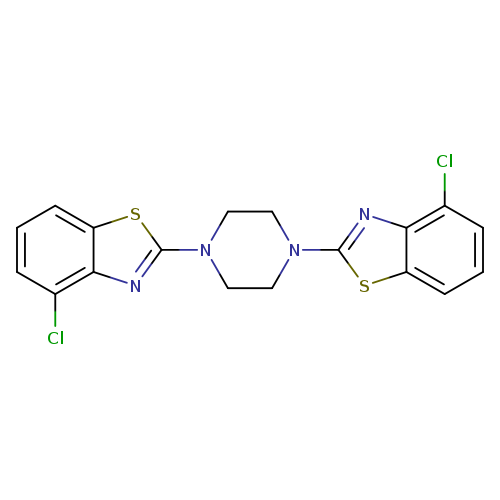 4-chloro-2-[4-(4-chloro-1,3-benzothiazol-2-yl)piperazin-1-yl]-1,3-benzothiazole