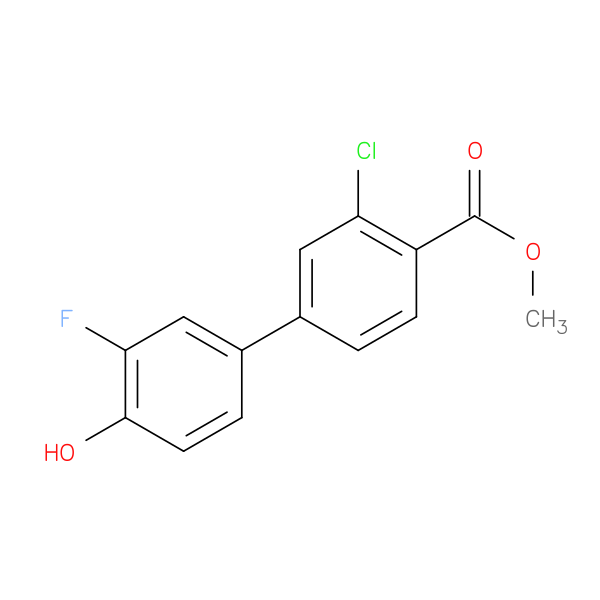 4-(3-Chloro-4-methoxycarbonylphenyl)-2-fluorophenol