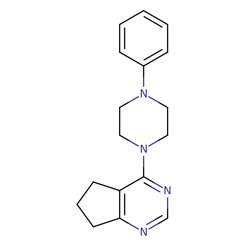 1-{5H,6H,7H-cyclopenta[d]pyrimidin-4-yl}-4-phenylpiperazine