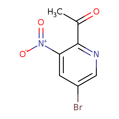 Ethanone, 1-(5-bromo-3-nitro-2-pyridinyl)-