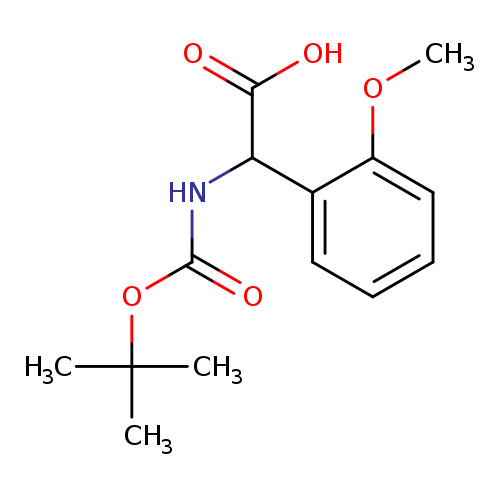 Benzeneacetic acid, α-[[(1,1-dimethylethoxy)carbonyl]amino]-2-methoxy-
