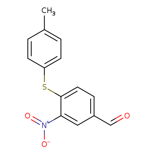 4-[(4-METHYLPHENYL)THIO]-3-NITROBENZALDEHYDE