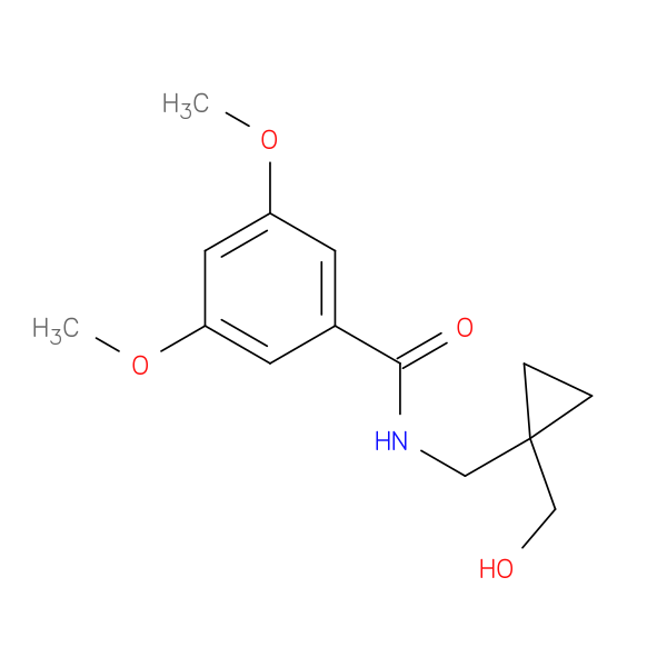N-{[1-(hydroxymethyl)cyclopropyl]methyl}-3,5-dimethoxybenzamide