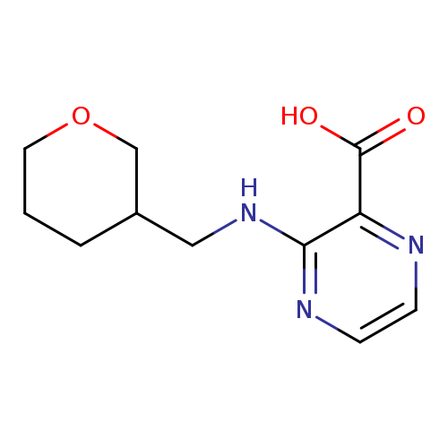 3-{[(oxan-3-yl)methyl]amino}pyrazine-2-carboxylicacid
