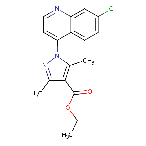 ethyl 1-(7-chloroquinolin-4-yl)-3,5-dimethyl-1H-pyrazole-4-carboxylate