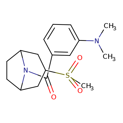 3-{3-methanesulfonyl-8-azabicyclo[3.2.1]octane-8-carbonyl}-N,N-dimethylaniline