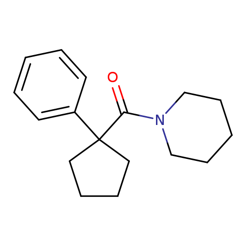 1-[(1-phenylcyclopentyl)carbonyl]piperidine