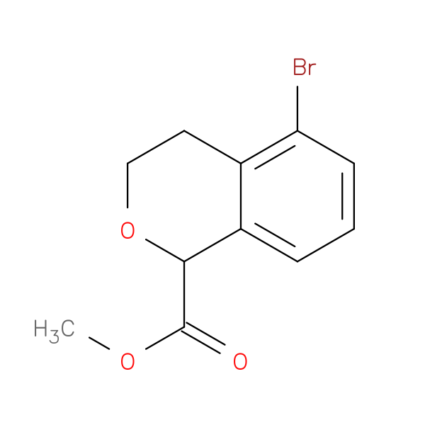 methyl 5-bromo-3,4-dihydro-1H-2-benzopyran-1-carboxylate