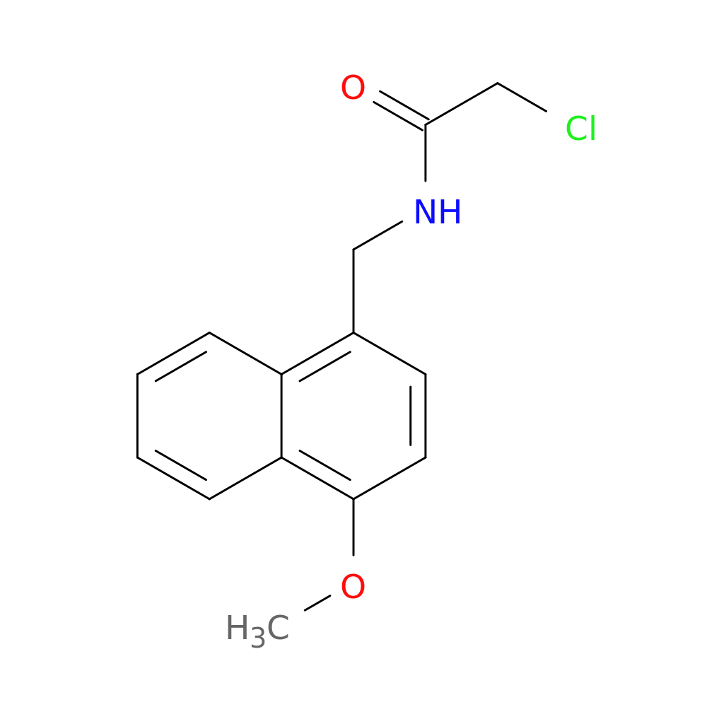 2-Chloro-n-[(4-methoxy-1-naphthyl)methyl]acetamide