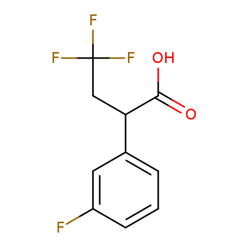 4,4,4-TRIFLUORO-2-(3-FLUOROPHENYL)BUTANOIC ACID