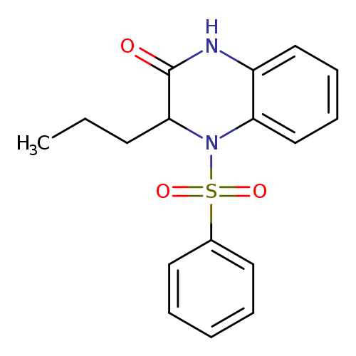 4-(benzenesulfonyl)-3-propyl-1,2,3,4-tetrahydroquinoxalin-2-one