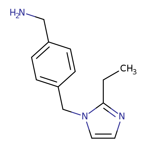 {4-[(2-ethyl-1H-imidazol-1-yl)methyl]phenyl}methanamine
