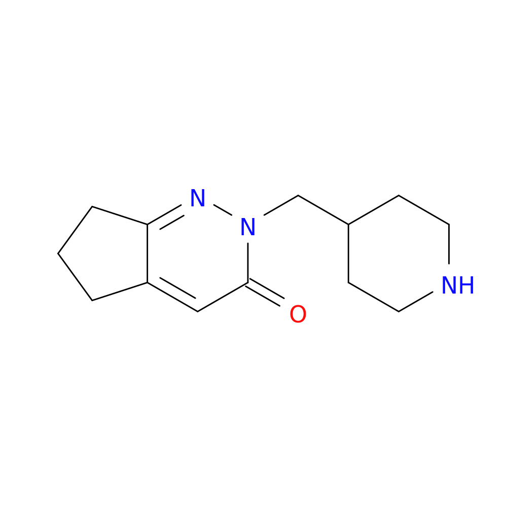 2-[(piperidin-4-yl)methyl]-2H,3H,5H,6H,7H-cyclopenta[c]pyridazin-3-one