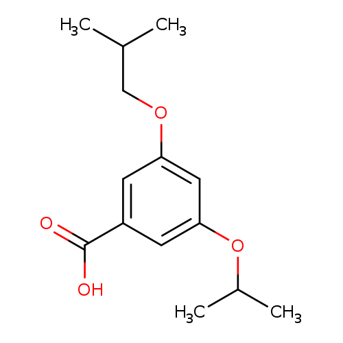3-(2-Methylpropoxy)-5-(propan-2-yloxy)benzoic acid