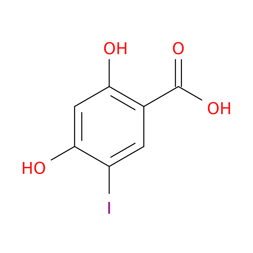 2,4-DIHYDROXY-5-IODOBENZOIC ACID