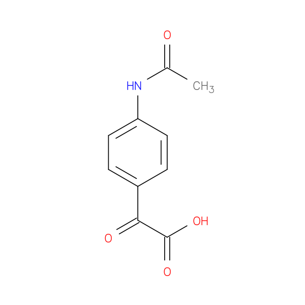2-(4-acetamidophenyl)-2-oxoacetic acid