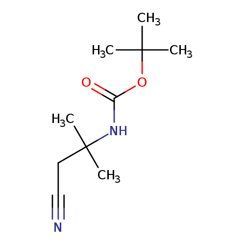 tert-Butyl (1-cyano-2-methylpropan-2-yl)carbamate