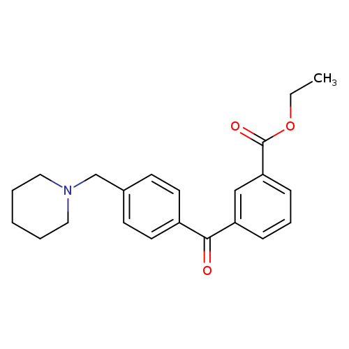 3-Carboethoxy-4'-piperidinomethyl benzophenone