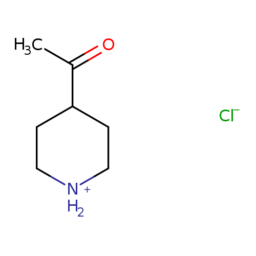 Ethanone,1-(4-piperidinyl)-, hydrochloride (1:1)