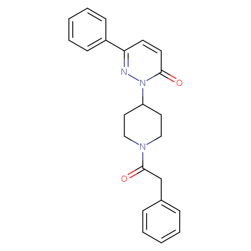 6-phenyl-2-[1-(2-phenylacetyl)piperidin-4-yl]-2,3-dihydropyridazin-3-one