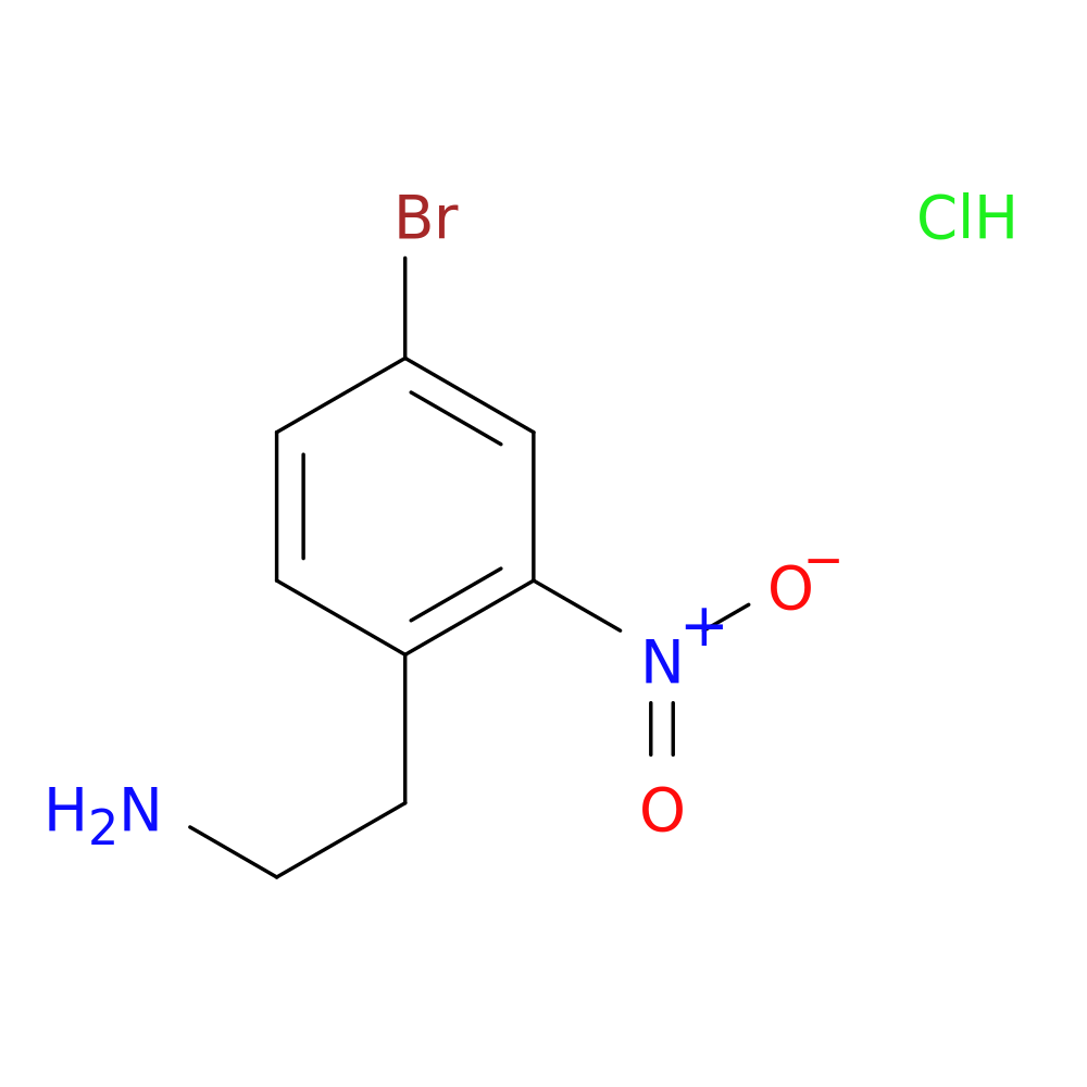 2-(4-bromo-2-nitrophenyl)ethan-1-amine hydrochloride