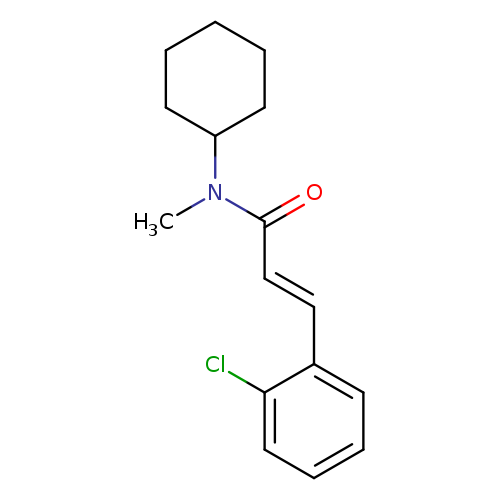 (2E)-3-(2-chlorophenyl)-N-cyclohexyl-N-methylprop-2-enamide