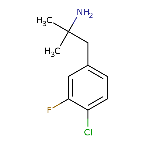 1-(4-chloro-3-fluorophenyl)-2-methylpropan-2-amine