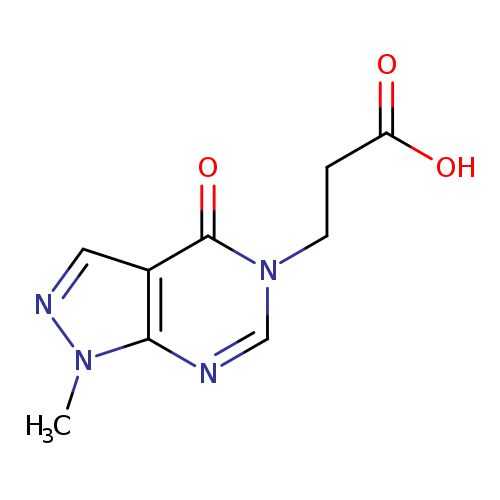 3-(1-Methyl-4-oxo-1H-pyrazolo[3,4-d]pyrimidin-5(4H)-yl)propanoic acid