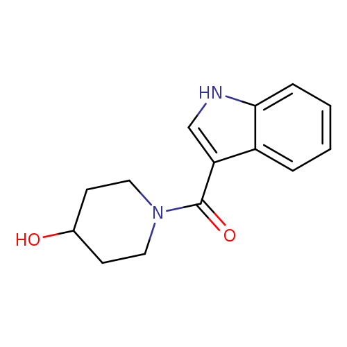 1-(1H-indole-3-carbonyl)piperidin-4-ol