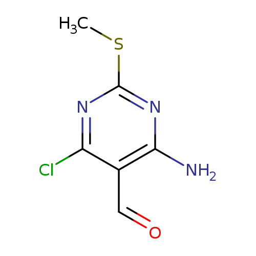 4-Amino-6-chloro-2-(methylthio)pyrimidine-5-carbaldehyde