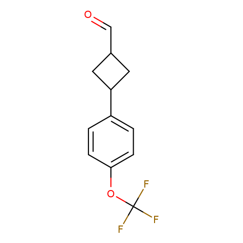 3-[4-(trifluoromethoxy)phenyl]cyclobutane-1-carbaldehyde