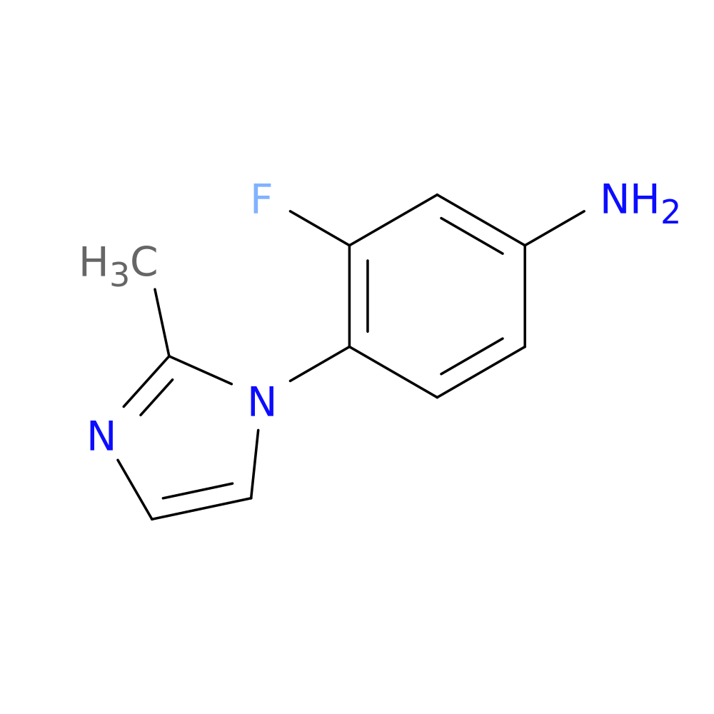 3-Fluoro-4-(2-methyl-1H-imidazol-1-yl)aniline