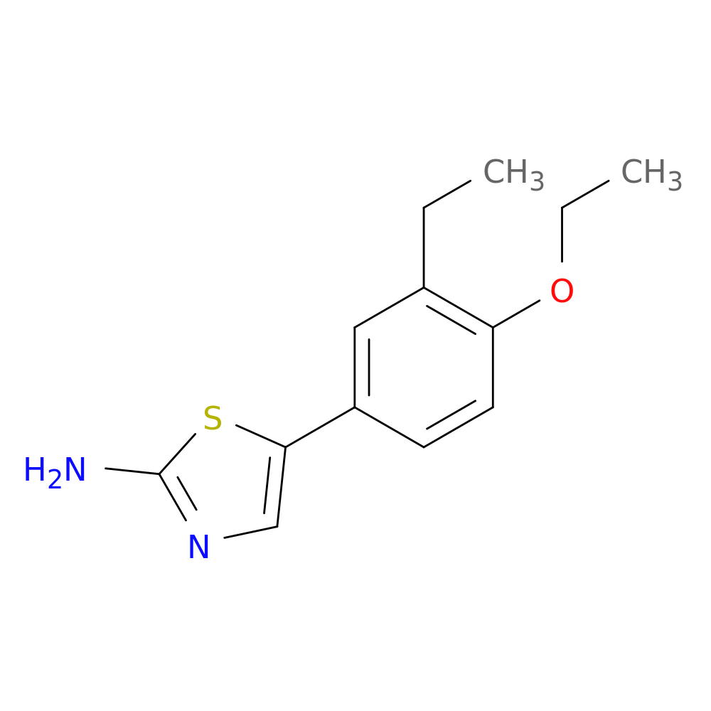 5-(4-Ethoxy-3-ethylphenyl)thiazol-2-amine