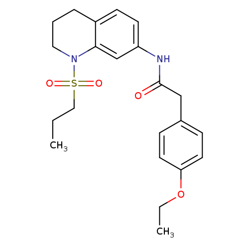 2-(4-ethoxyphenyl)-N-[1-(propane-1-sulfonyl)-1,2,3,4-tetrahydroquinolin-7-yl]acetamide