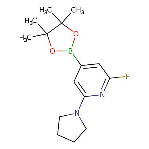 2-Fluoro-6-(pyrrolidin-1-yl)pyridine-4-boronic acid pinacol ester