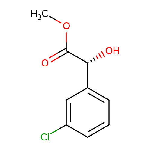 Benzeneacetic acid, 3-chloro-a-hydroxy-, methyl ester, (aR)-