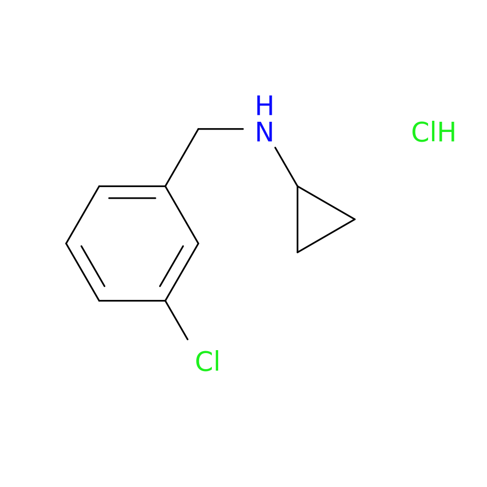 N-(3-chlorobenzyl)cyclopropanamine hydrochloride