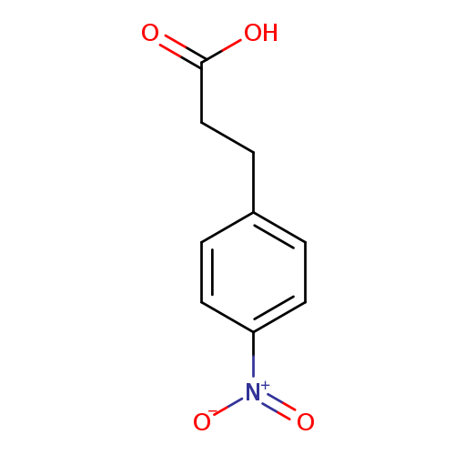 Benzenepropanoic acid, 4-nitro-