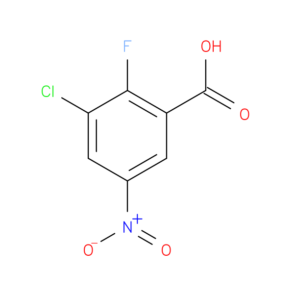 3-chloro-2-fluoro-5-nitrobenzoic acid