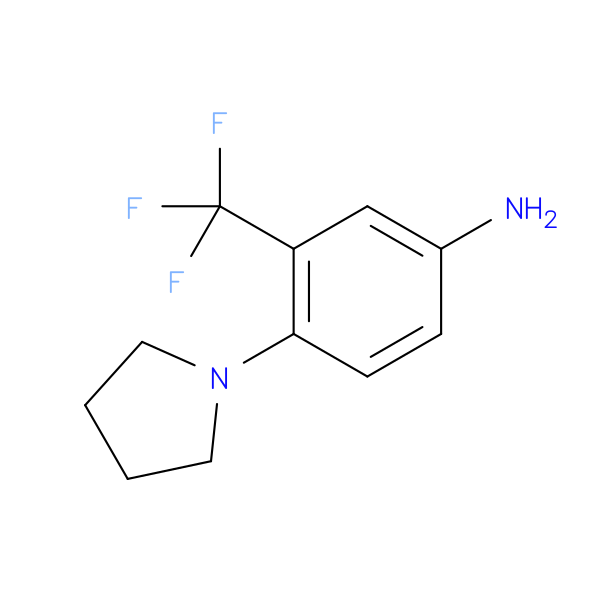 4-(Pyrrolidin-1-yl)-3-(trifluoromethyl)aniline