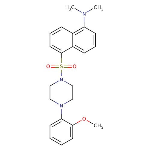 N-Dansyl-1-(2-Methoxyphenyl)piperazine
