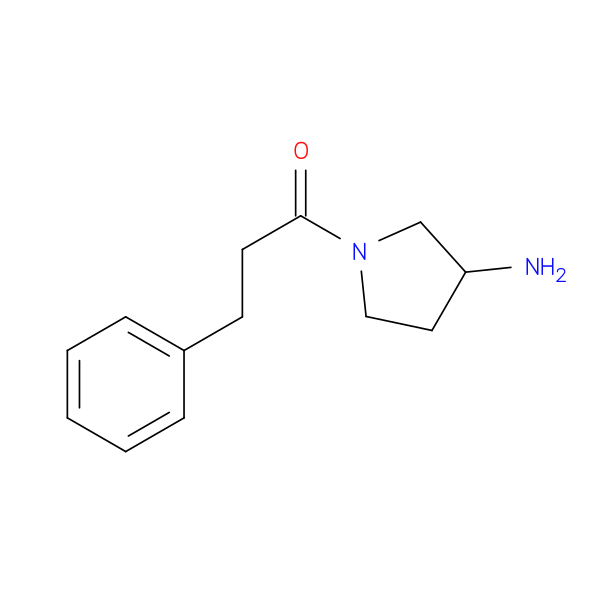 1-(3-aminopyrrolidin-1-yl)-3-phenylpropan-1-one
