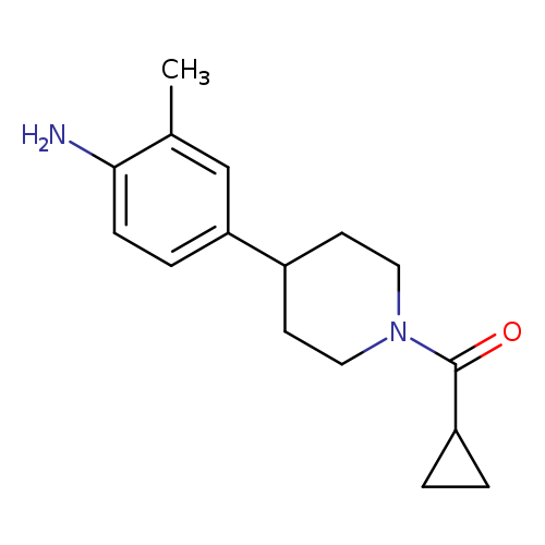 (4-(4-Amino-3-methylphenyl)piperidin-1-yl)(cyclopropyl)methanone