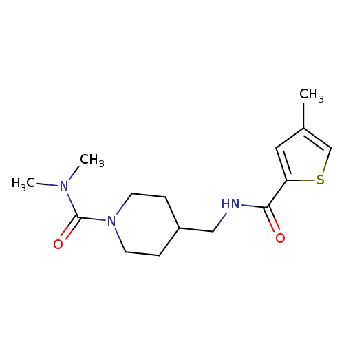N,N-dimethyl-4-{[(4-methylthiophen-2-yl)formamido]methyl}piperidine-1-carboxamide