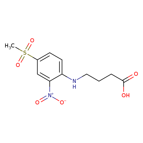 4-[(4-methanesulfonyl-2-nitrophenyl)amino]butanoic acid